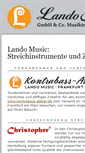 Mobile Screenshot of lando-music.com